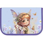 Пенал  Lamark SMART POCKET  «Феечка» на одно отд., откидной карман для смартфона, размер 130х200х20 мм,  печать по ткани, на 14 предметов