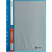 Папка с 30 вкладышами, 0,60 мм, с внешней европерфорацией, синяя