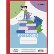 Папка для портфолио с 20 вкладышами, 0,60 мм, красная
