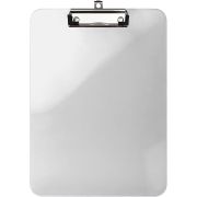 Планшет с верхним зажимом сверхпрочный, А4, PS пластик 2,3 мм, прозрачный