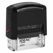 Штамп стандартный «ВХОД №», оттиск 38 х 14 мм, синий, TRODAT IDEAL 4911 DB - 1.22, 161488