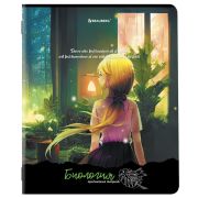 Тетрадь предметная «ANIME GIRLS» 48 л., матовая ламинация, БИОЛОГИЯ, клетка, подсказ, BRAUBERG, 404749