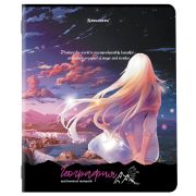 Тетрадь предметная «ANIME GIRLS» 48 л., матовая ламинация, ГЕОГРАФИЯ, клетка, подсказ, BRAUBERG, 404750