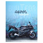 Дневник 1-4 класс 48 л., твердый, BRAUBERG, выборочный лак, с подсказом, «Крутой байк», 106838