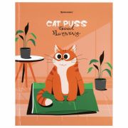 Дневник 1-11 класс 40 л., твердый, BRAUBERG, глянцевая ламинация, «Cute cat», 106852
