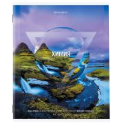 Тетрадь предметная «ПРИРОДА» 48 л., обложка картон, ХИМИЯ, клетка, подсказ, BRAUBERG, 404781