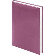 Ежедневник недатированный Lamark Sigma A5 фуксия, 272 стр., искусственная кожа, ляссе, перфорация угла, белый блок