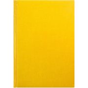 Ежедневник недатированный Lamark Velvet A5 желтый, 256 стр., искусственная кожа,  белый блок, ляссе