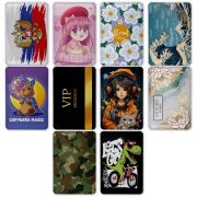 Обложка-карман для карт и пропусков «Cool Mix», 100х65 мм, 10 дизайнов ассорти, ПВХ, STAFF, 238336