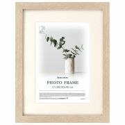 Рамка 30х40 см с паспарту 21х30 см, небьющаяся, багет 26 мм, МДФ, BRAUBERG «Ambassador», цвет дуб, 391369