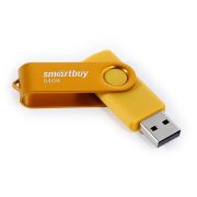 Флеш-диск 64 GB SMARTBUY Twist USB 2.0, желтый, SB064GB2TWY