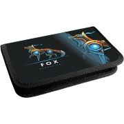 Пенал Lamark «Fox» серии Mechanical, 1 отделение, дополнительный вкладыш, на 25 предметов, 130х200х30 мм, на молнии, покрытие Soft touch