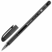 Ручка гелевая BRAUBERG «Profi-Gel TONE», ЧЕРНАЯ, линия письма 0,4 мм, стандартный наконечник 0,5 мм, тонированный корпус, 144127