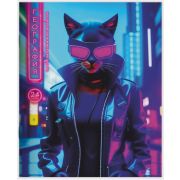 Тетрадь предметная 24 л клетка Lamark, серия «Fantastic Animals» - География, выборочный уф-лак+лак-песок