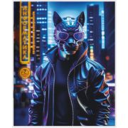 Тетрадь предметная 24 л клетка Lamark, серия «Fantastic Animals» - Информатика, выборочный уф-лак+лак-песок