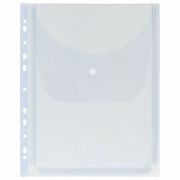 Папка-файл с перфорацией 1 штука с кнопкой БОЛЬШОЙ ВМЕСТИМОСТИ до 250 л., ПВХ 180 мкм, BRAUBERG, 271831