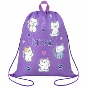 Мешок для обуви BRAUBERG KIDS, с петлей, 42х34 см, «Playing kittens», 272413