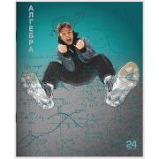 Тетрадь предметная 24 л клетка Lamark, серия «Street dancing» - Алгебра, выборочный уф-лак