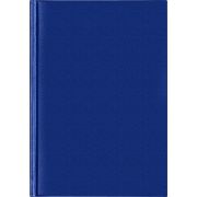 Ежедневник недатированный Lamark Style A5 синий, 256 стр., искусственная кожа, ляссе, белый блок