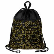 Мешок для обуви BRAUBERG БОЛЬШОЙ, с ручкой, карман на молнии, сетка, 49х41 см, «Smiles», 272403