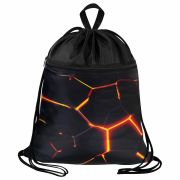 Мешок для обуви BRAUBERG БОЛЬШОЙ, с ручкой, карман на молнии, сетка, 49х41 см, «Keep out», 272405