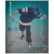 Тетрадь предметная 24 л клетка Lamark, серия «Street dancing» - Физика, выборочный уф-лак