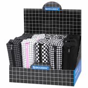 Пенал-тубус BRAUBERG полиэстер, ассорти 5 цветов, «Modest», 21х6х6 см, дисплей, 272305