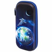 Пенал BRAUBERG, 1 отделение, 1 откидная планка, EVA, 22х10х5 см, «Planet», 272336
