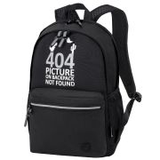 Рюкзак BRAUBERG FASHION CITY универсальный, 2 отделения, «Not found», черный, 46х31х15 см, 272571