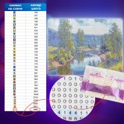 Картина стразами (алмазная мозаика), 30х40 см, ОСТРОВ СОКРОВИЩ «Проточная река», без подрамника, 663851