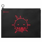 Папка для тетрадей BRAUBERG А4, 1 отделение, пластик, на zip-lock-молнии, «Danger», 272105