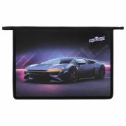 Папка для тетрадей ЮНЛАНДИЯ А4, 1 отделение, пластик, на молнии, «Street power», 272140