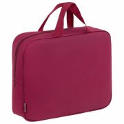 Папка на молнии с ручками STAFF EVERYDAY А4, 1 отделение, полиэстер, 80 мм, бордовая, 272187