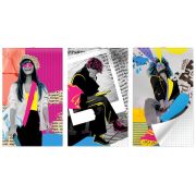 Блокнот на скобе Lamark серия «Лойс», А6, 30 л., 102х162  мм, клетка