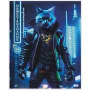 Тетрадь предметная 24 л клетка Lamark, серия «Fantastic Animals» - Обществознание, выборочный уф-лак+лак-песок