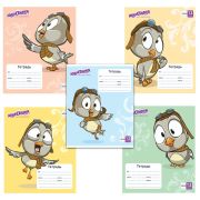 Тетрадь 12 л. ЮНЛАНДИЯ клетка, обложка картон, «СОВЕНОК-ПИЛОТ», 104776