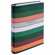 Тетрадь на кольцах А5 175х215 мм, 120 листов, твердый картон, клетка, BRAUBERG, «Classic», 404718