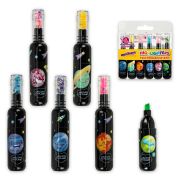 Набор текстовыделителей 6 НЕОНОВЫХ ЦВЕТОВ, ЮНЛАНДИЯ «КОСМОС», линия 1-5 мм, 152512