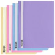 Скоросшиватель пластиковый ERICH KRAUSE «Pastel», А4, 120/180 мкм, ассорти, 50484
