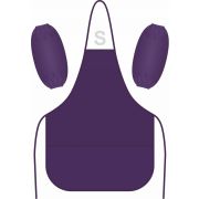 Накидка с нарукавниками Lamark, на завязках, 2 кармана, 37,5х47,5 см, цвкет фиолетовый