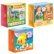 Игра обучающая «Изучаем и играем» АССОРТИ, 180х180 мм, HATBER