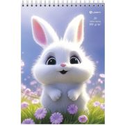 Скетчбук Плюшевый Зайчик, А5, 20 л.,160 г/м2, выборочный уф-лак, твердая подложка, спираль сверху