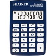 Калькулятор карманный Skainer SK-108NBL (58х88 мм), 8 разрядов, синий