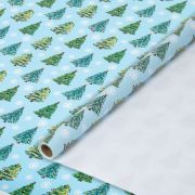 Бумага упаковочная мелованная BIG SIZE новогодняя «Волшебство», 0,7х10 м, ЗОЛОТАЯ СКАЗКА, 592197