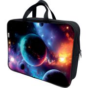 Папка-портфель Lamark «Галактика», A4, 1 отделение, 36х27х7 см, на молнии, с ручками, печать по ткани с одной стороны