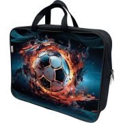 Папка-портфель Lamark «Крутой футбол», А4, 1 отд., на молнии, с ручками, карман внутри, усил. дно, 36х27х8 см, печать по ткани с одной стороны