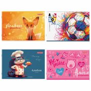 Альбом для рисования А4, 24 листа, скоба, обложка офсет, ПИФАГОР, 203х288 мм, «МИКС-1», 107105