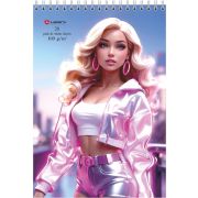 Скетчбук Розовое настроение, А5, 20 л.,160 г/м2, обложка - софт тач, твердая подложка, спираль сверху