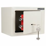 Сейф мебельный DASWERK (ДАСВЕРК) SC-170KL (170х230х170 мм), ключевой замок, бежевый, 291339