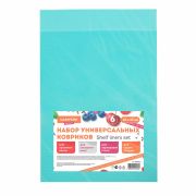 Коврики универсальные 6 шт., 30х45 см, для холодильника, полок, сервировки, бирюзовый, DASWERK (ДАСВЕРК), 609606